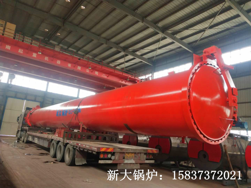 3條22米蒸壓釜配套4噸燃氣鍋爐發貨